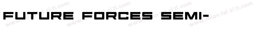 Future Forces Semi字体转换